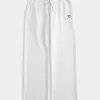 Gerade Jogginghose mit Snoopy-Grafik