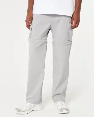 Gerade Zip-Off-Cargohose