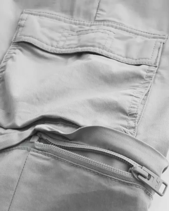 Gerade Zip-Off-Cargohose Gerade Zip-Off-Cargohose