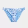 Gerippte Bikinihose mit niedriger Taille