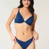 Gerippte Cheekiest-Bikinihose mit hohem Beinausschnitt