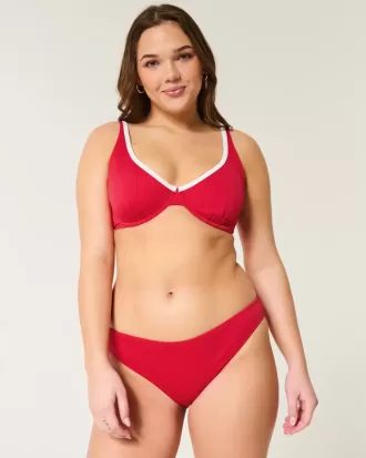 Geripptes Bikinihöschen