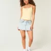 Geripptes Camisole mit Blumengrafik