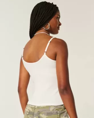 Geripptes Camisole mit Kaninchen-Grafik