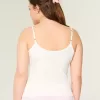 Geripptes Camisole mit Seepferdchen-Grafik