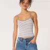 Geripptes U-Ausschnitt-Camisole Geripptes U-Ausschnitt-Camisole