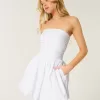 Gerüschtes Bubble-Skort-Kleid