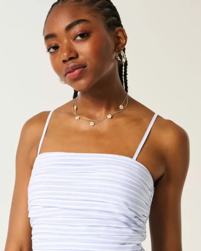 Gerüschtes Bubble-Skort-Kleid
