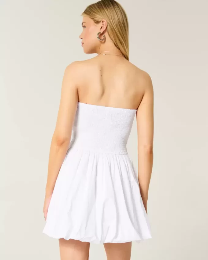 Gerüschtes Bubble-Skort-Kleid
