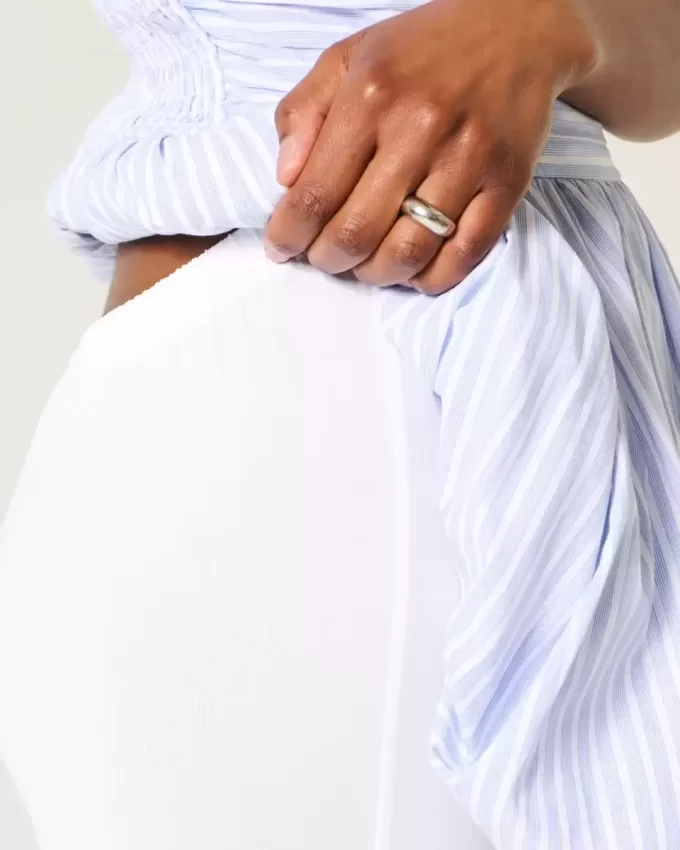 Gerüschtes Bubble-Skort-Kleid