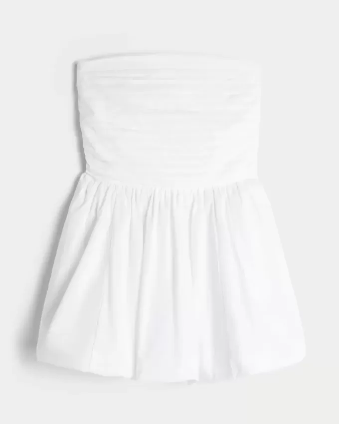 Gerüschtes Bubble-Skort-Kleid