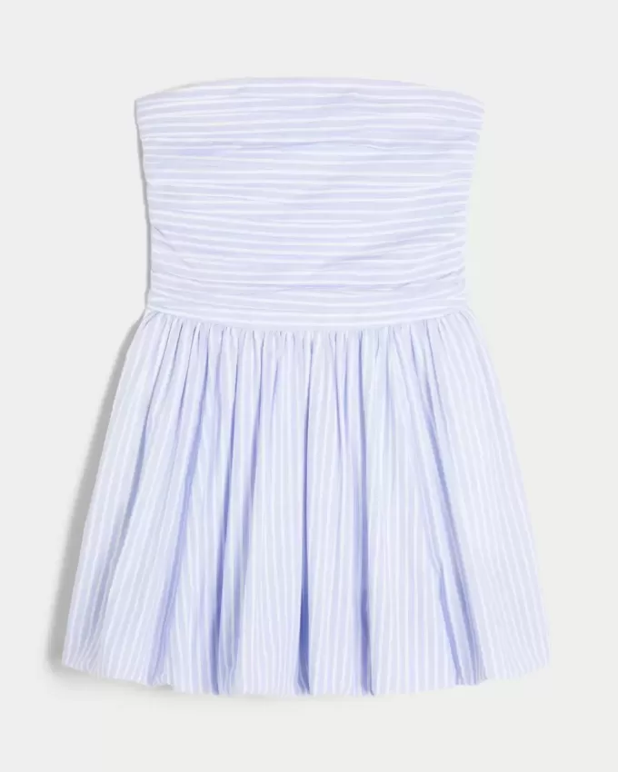 Gerüschtes Bubble-Skort-Kleid