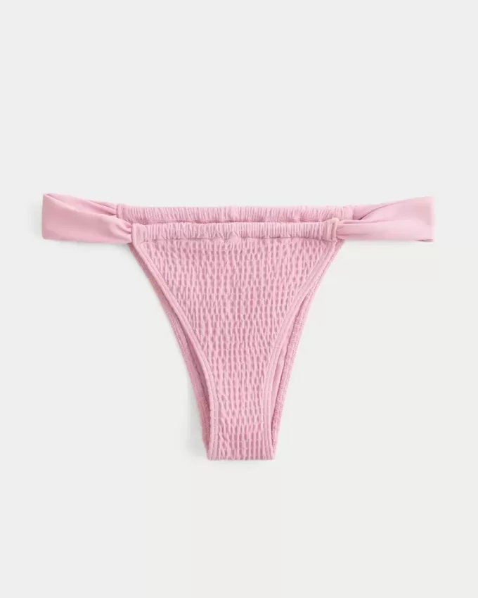 Gerüschtes High-Leg-Bikinihöschen mit Cheekiest-Ausschnitt Gerüschtes High-Leg-Bikinihöschen mit Cheekiest-Ausschnitt
