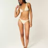 Gerüschtes, schulterfreies Triangel-Bikinioberteil Gerüschtes, schulterfreies Triangel-Bikinioberteil