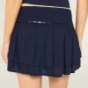 Gesmokter Mini-Skort mit Stufen Gesmokter Mini-Skort mit Stufen