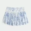 Gesmokter Mini-Skort mit Stufen Gesmokter Mini-Skort mit Stufen