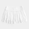 Gesmokter Mini-Skort mit Stufen Gesmokter Mini-Skort mit Stufen