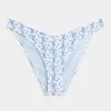 Gesmoktes Cheeky-Bikinihöschen mit hohem Beinausschnitt Gesmoktes Cheeky-Bikinihöschen mit hohem Beinausschnitt