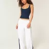 Gestreifte Baggy-Schlupfhose
