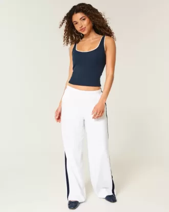 Gestreifte Baggy-Schlupfhose