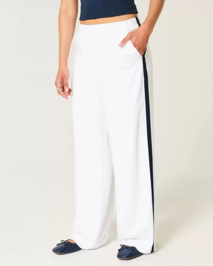 Gestreifte Baggy-Schlupfhose