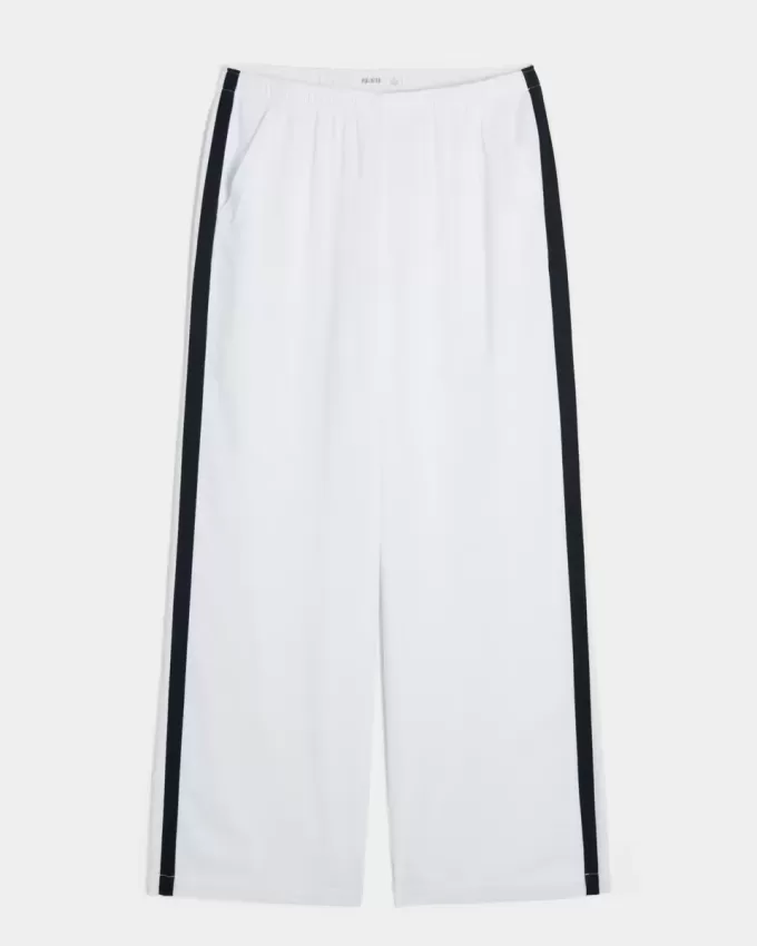 Gestreifte Baggy-Schlupfhose
