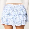 Gestufter Mini-Skort Gestufter Mini-Skort