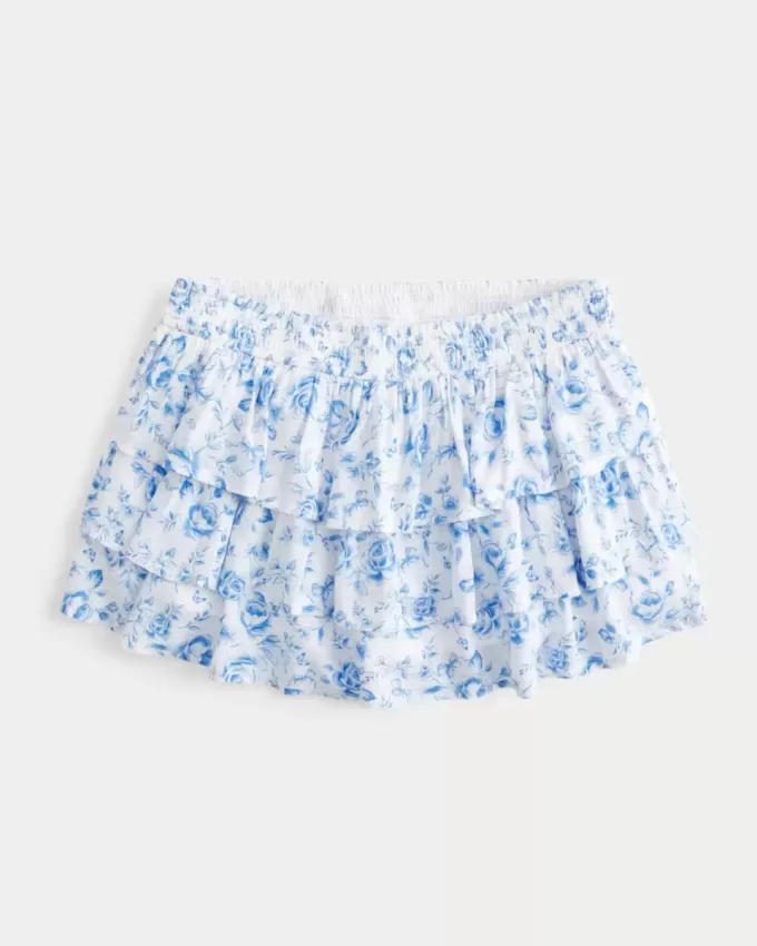 Gestufter Mini-Skort Gestufter Mini-Skort