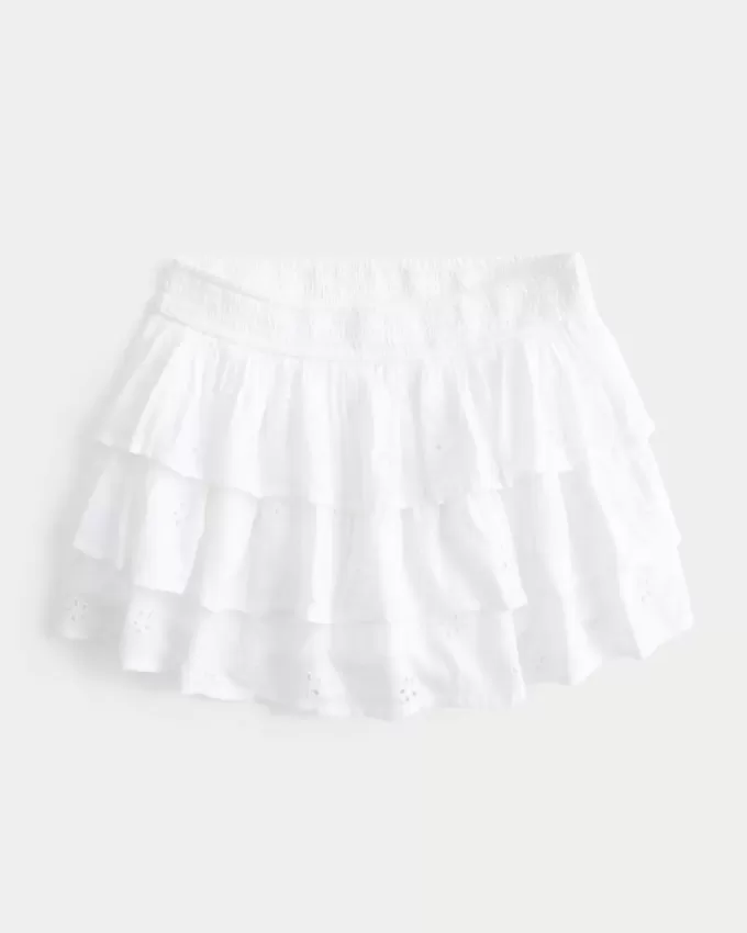 Gestufter Mini-Skort Gestufter Mini-Skort