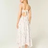 Gestuftes Maxikleid