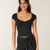 Gilly Hicks Active Ballettoberteil mit Bindeband hinten