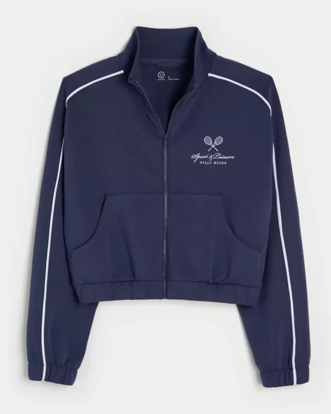 Gilly Hicks Active Cooldown Crop Trainingsjacke Gilly Hicks Active Cooldown Crop Trainingsjacke