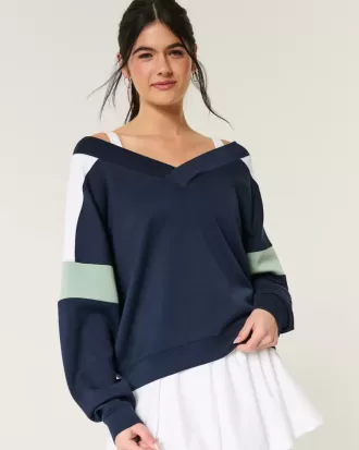 Gilly Hicks Active Cooldown Schulterfreies Top