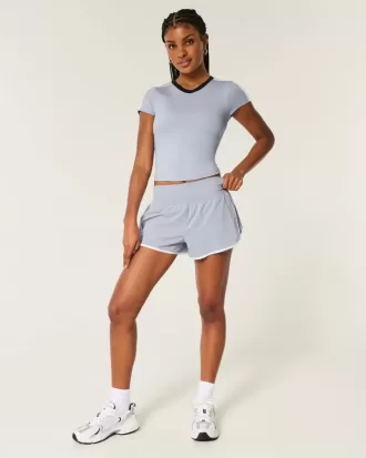 Gilly Hicks Active Laufshorts mit Zierstreifen