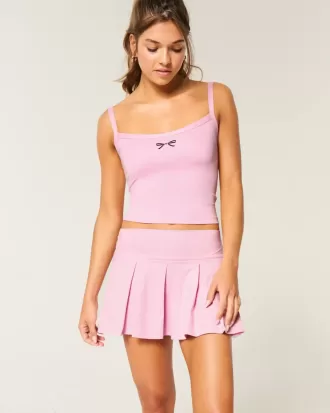 Gilly Hicks Active Plissee-Skortie mit tiefer Taille