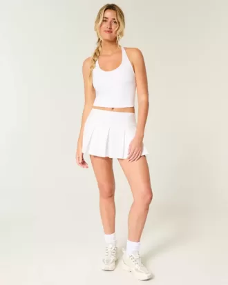 Gilly Hicks Active Plissee-Skortie mit tiefer Taille