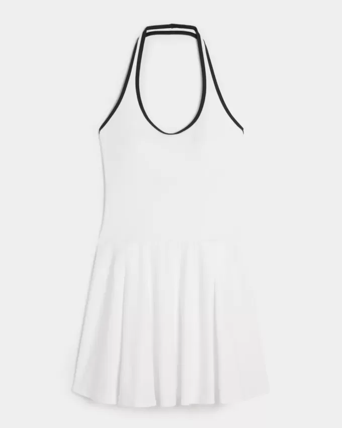 Gilly Hicks Active – Plissiertes Neckholder-Kleid
