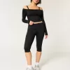 Gilly Hicks Active Recharge Caprihose mit umgeschlagener Taille