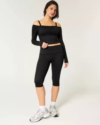 Gilly Hicks Active Recharge Caprihose mit umgeschlagener Taille