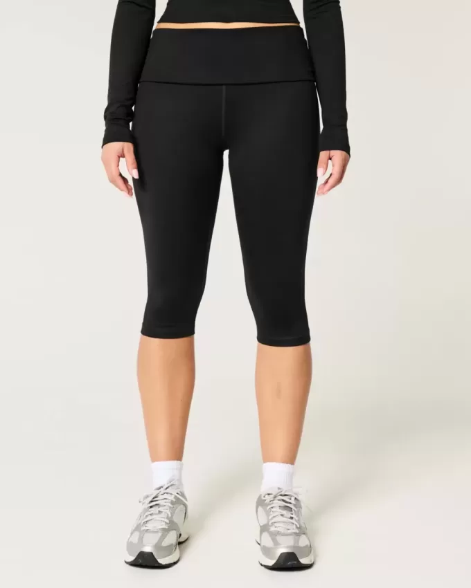 Gilly Hicks Active Recharge Caprihose mit umgeschlagener Taille