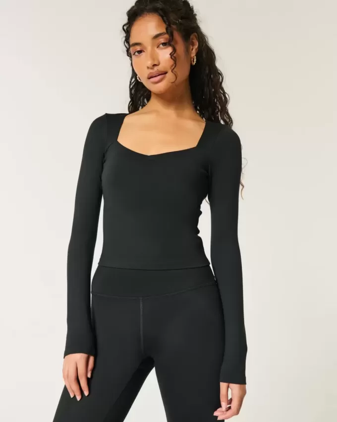 Gilly Hicks Active Recharge – Gerüschtes Sweetheart-Top Gilly Hicks Active Recharge – Gerüschtes Sweetheart-Top