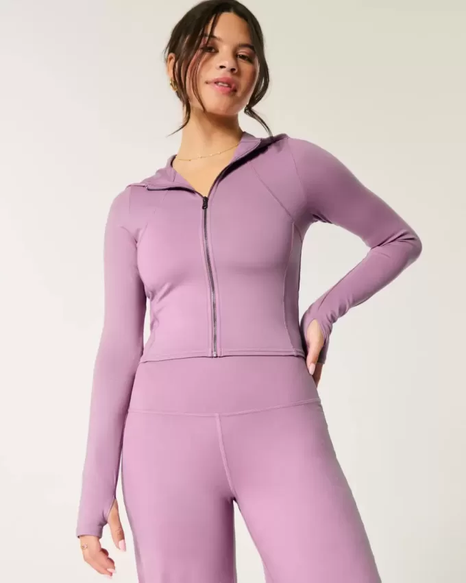Gilly Hicks Active Recharge Kapuzenjacke mit Reißverschluss Gilly Hicks Active Recharge Kapuzenjacke mit Reißverschluss