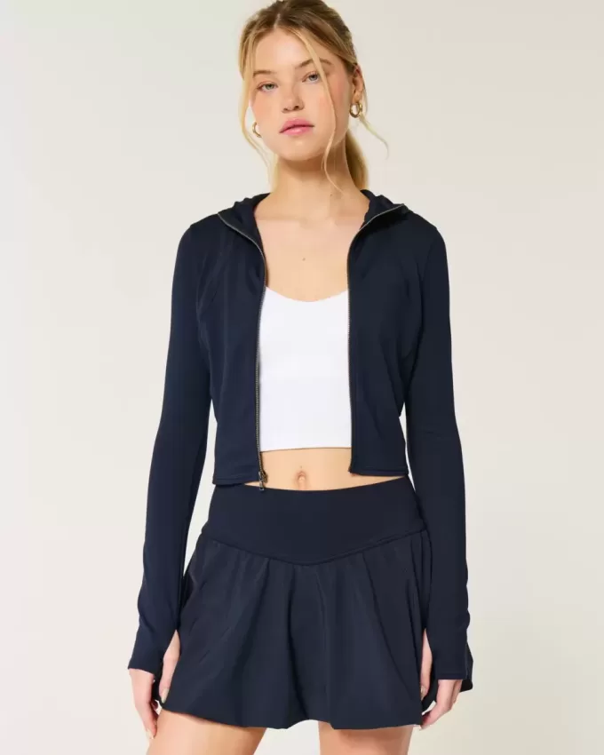 Gilly Hicks Active Recharge Kapuzenjacke mit Reißverschluss Gilly Hicks Active Recharge Kapuzenjacke mit Reißverschluss