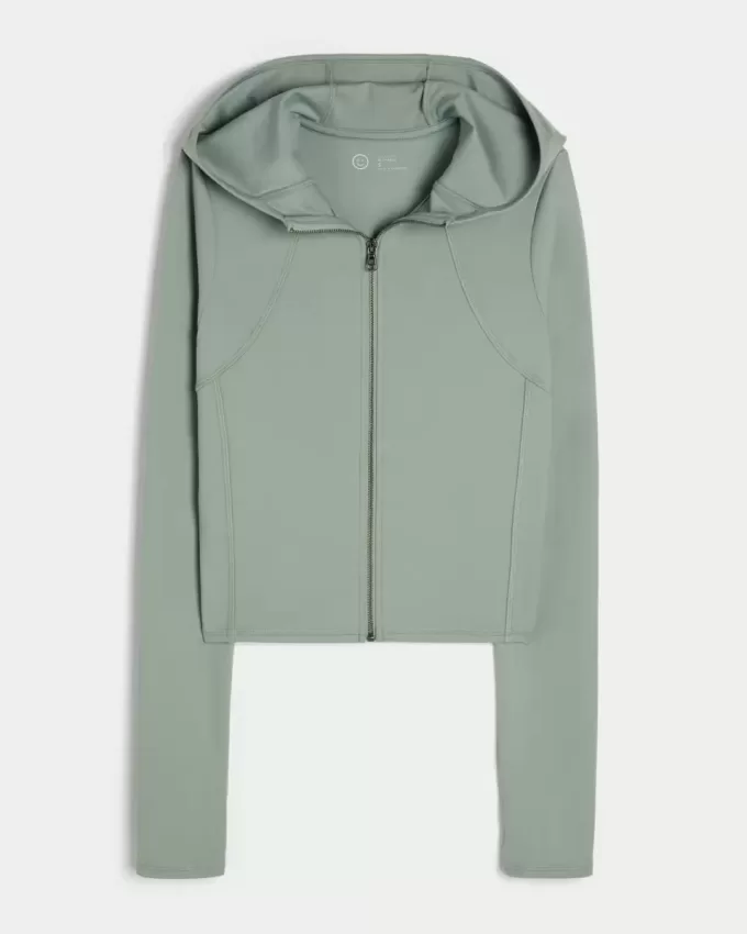 Gilly Hicks Active Recharge Kapuzenjacke mit Reißverschluss Gilly Hicks Active Recharge Kapuzenjacke mit Reißverschluss