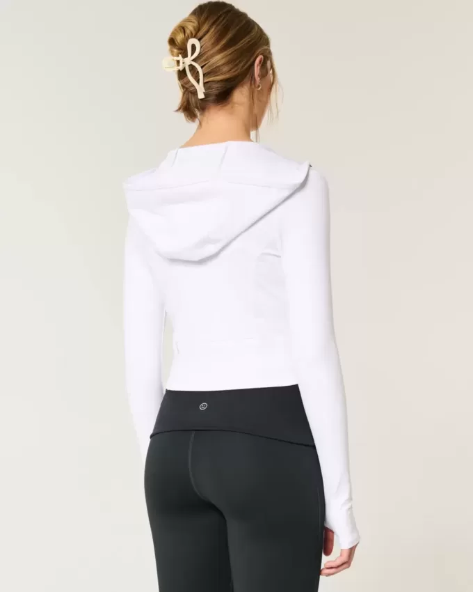 Gilly Hicks Active Recharge Kapuzenjacke mit Reißverschluss Gilly Hicks Active Recharge Kapuzenjacke mit Reißverschluss