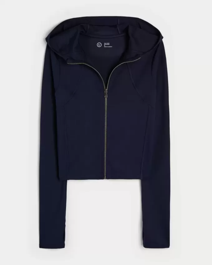 Gilly Hicks Active Recharge Kapuzenjacke mit Reißverschluss Gilly Hicks Active Recharge Kapuzenjacke mit Reißverschluss