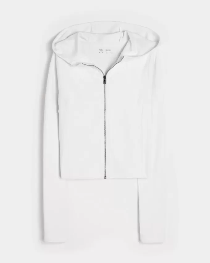 Gilly Hicks Active Recharge Kapuzenjacke mit Reißverschluss Gilly Hicks Active Recharge Kapuzenjacke mit Reißverschluss