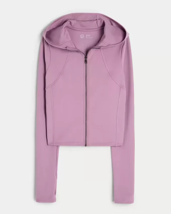 Gilly Hicks Active Recharge Kapuzenjacke mit Reißverschluss Gilly Hicks Active Recharge Kapuzenjacke mit Reißverschluss