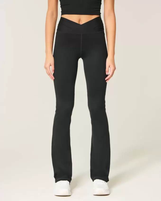Gilly Hicks Active Recharge Stiefel-Leggings mit Wickelbund