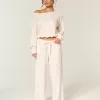 Gilly Hicks – Bequeme Baggy-Hose mit Waffelmuster